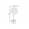 Specchio ingrandimento a Led OUTLINE