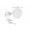Specchio ingrandimento a Led OUTLINE